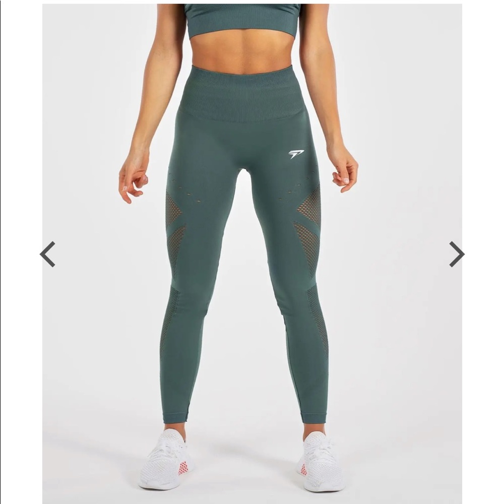 Physiq Apparel Enlighten Seamless Leggings Green Women’s Size Small - Picture 7 of 15